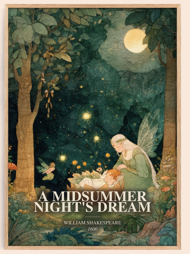 Midsummer Night'S Dream Book Watercolour Illustration – W. Shakespeare