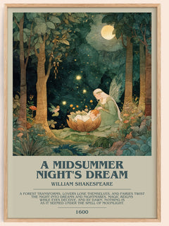 A Midsummer Night's Dream Bookish Wall Art by William Shakespeare