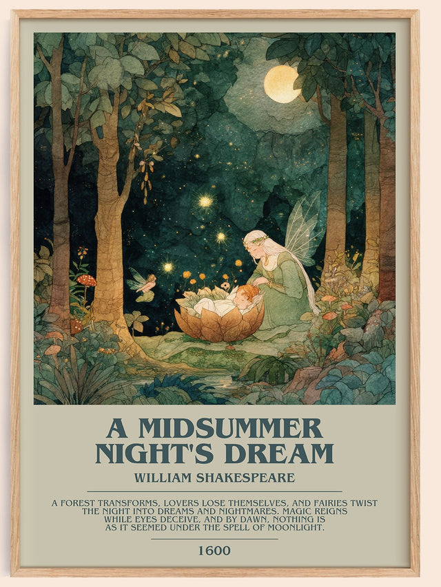 A Midsummer Night's Dream Bookish Wall Art by William Shakespeare