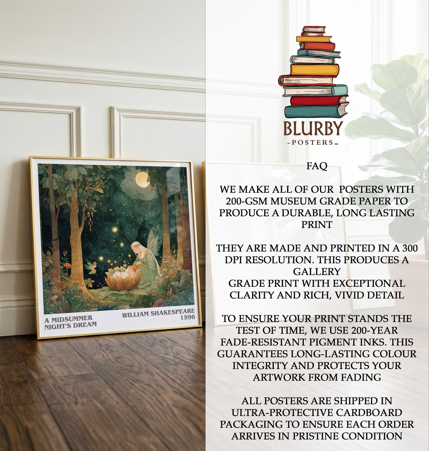 A Midsummer Night's Dream Literary Art Print by William Shakespeare
