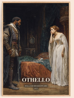 Othello Book Watercolour Illustration by William Shakespeare