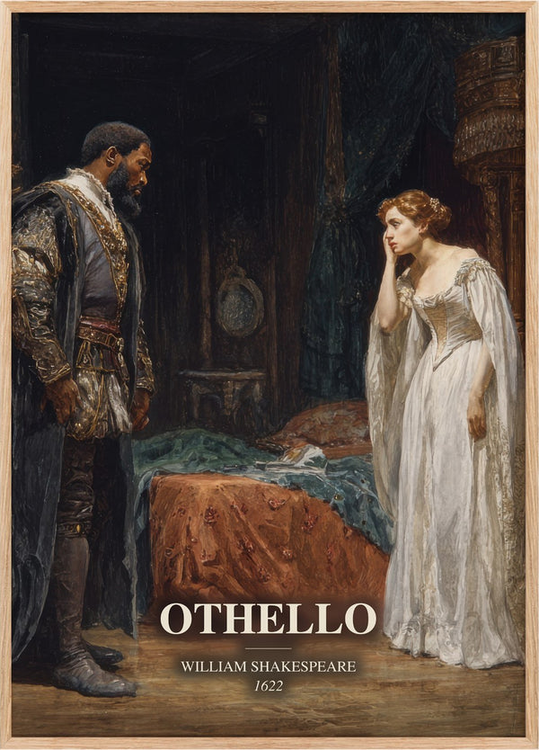 Othello Book Watercolour Illustration by William Shakespeare