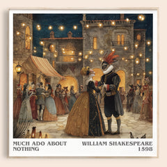 Much Ado about Nothing Literary Art Print by William Shakespeare