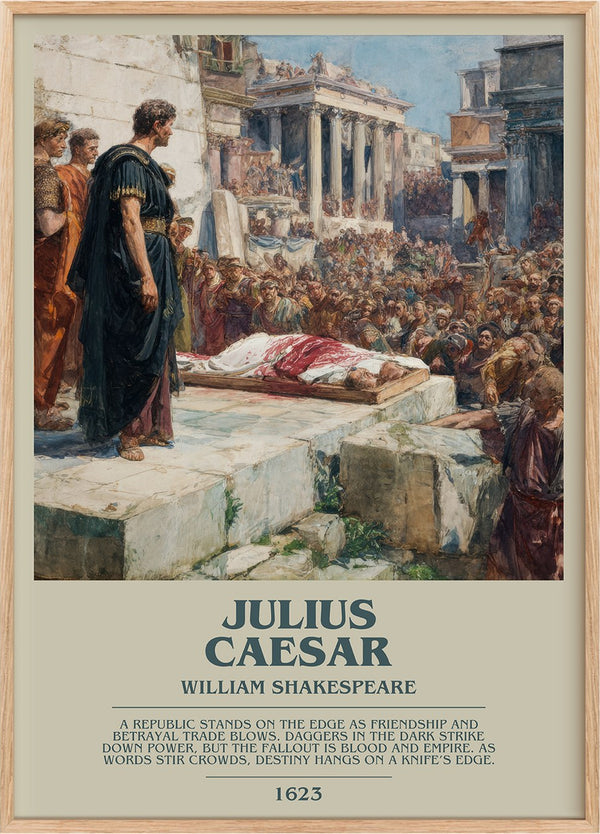 Julius Caesar Bookish Wall Art by William Shakespeare