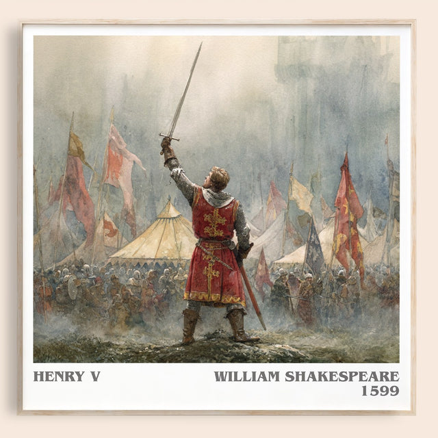 Henry V Literary Art Print by William Shakespeare