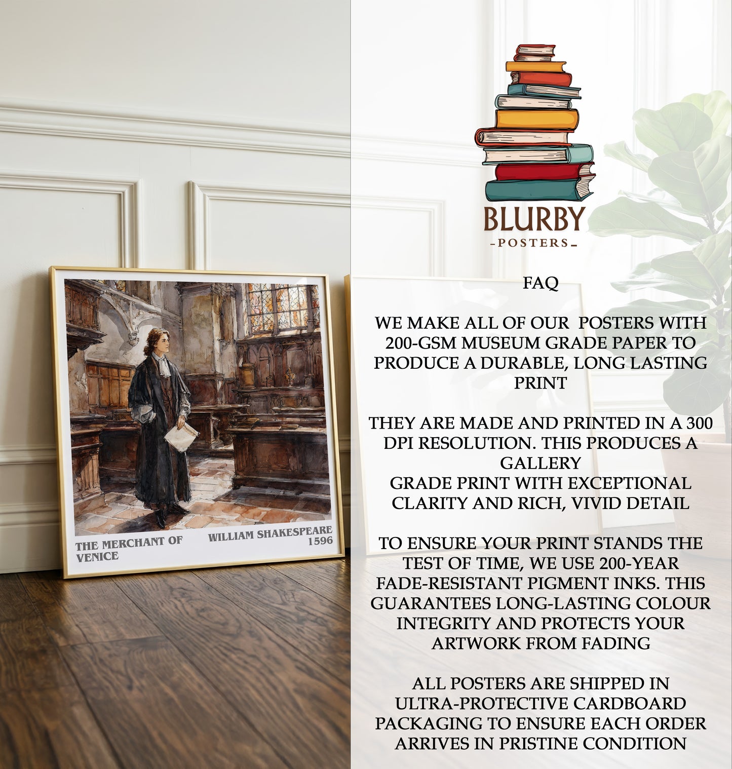The Merchant of Venice Literary Art Print by William Shakespeare