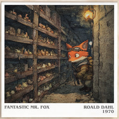 Fantastic Mr. Fox Literary Art Print by Roald Dahl