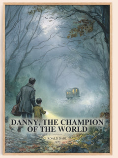 Danny, The Champion Of The World Book Watercolour Illustration – R.