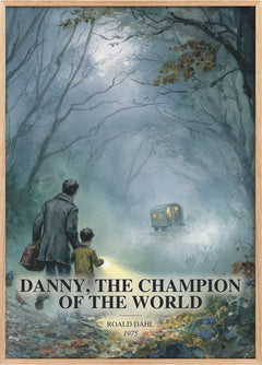 Danny, The Champion Of The World Book Watercolour Illustration by Roald Dahl