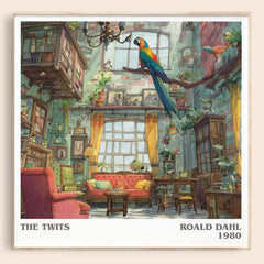 The Twits Literary Art Print by Roald Dahl