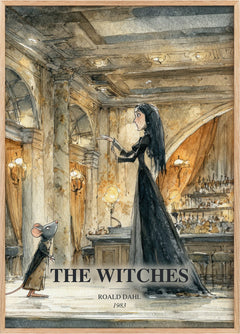The Witches Book Watercolour Illustration by Roald Dahl
