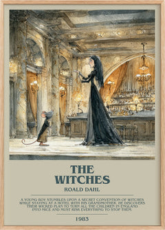 The Witches Bookish Wall Art by Roald Dahl