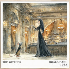 The Witches Literary Art Print by Roald Dahl