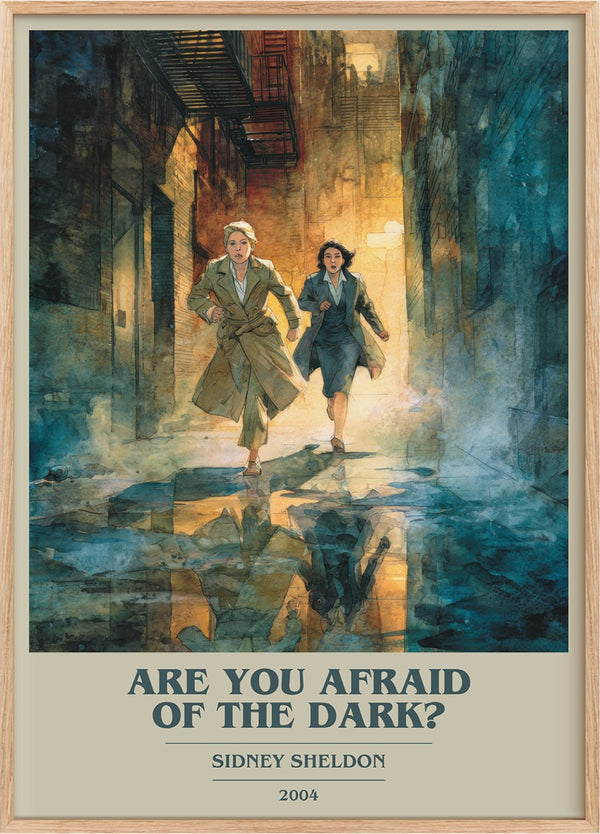 Are You Afraid of the Dark? Book Cover Poster by Sidney Sheldon