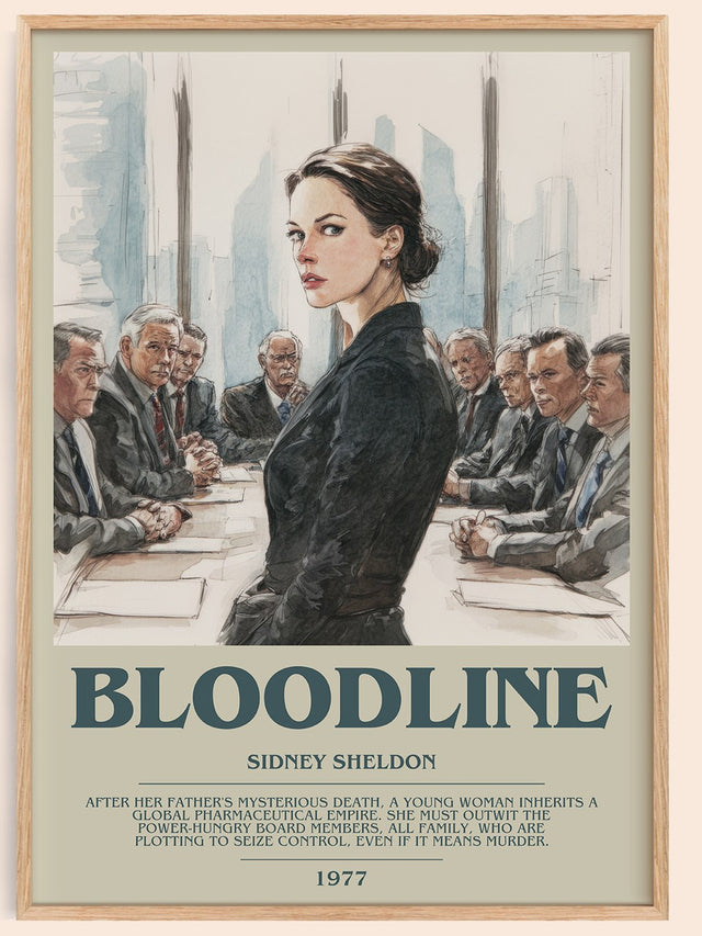 Bloodline Bookish Wall Art by Sidney Sheldon