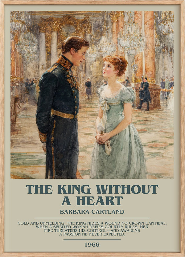 The King Without A heart Bookish Wall Art by Barbara Cartland