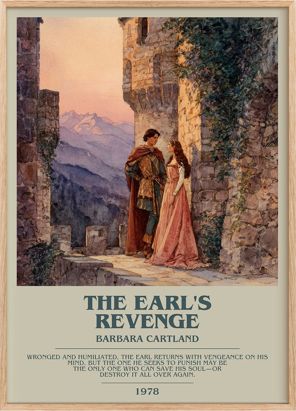 The Earl's Revenge Bookish Wall Art by Barbara Cartland