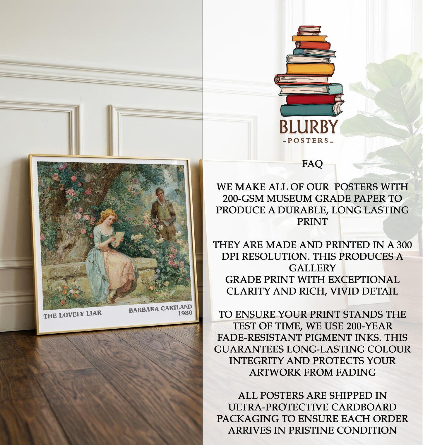 The Lovely Liar Literary Art Print by Barbara Cartland