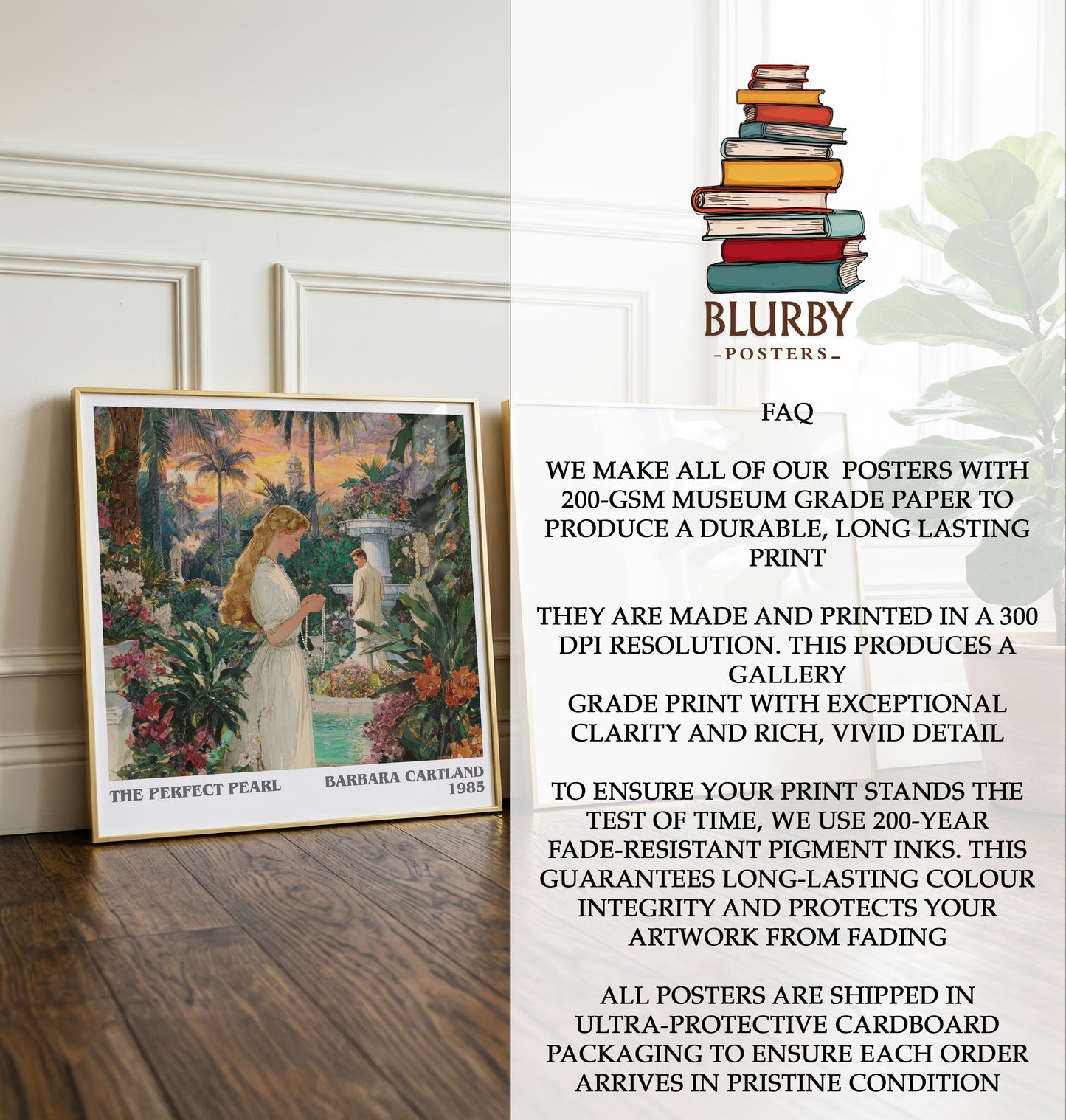 The Perfect Pearl Literary Art Print by Barbara Cartland