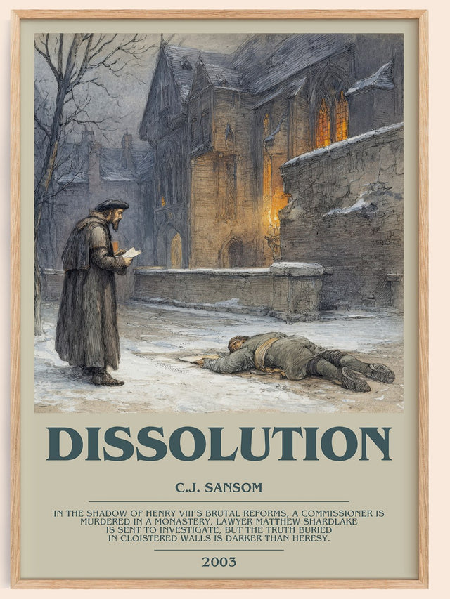 Dissolution Bookish Wall Art by C.J. Sansom