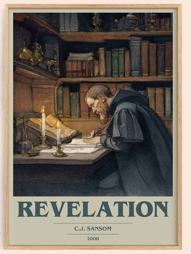 Revelation Book Cover Poster by C.J. Sansom