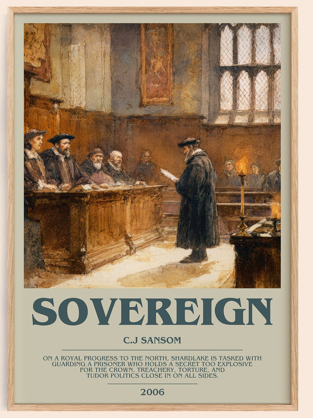 Sovereign Bookish Wall Art by C.J Sansom