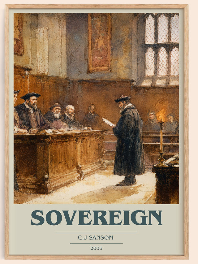 Sovereign Book Cover Poster by C.J Sansom