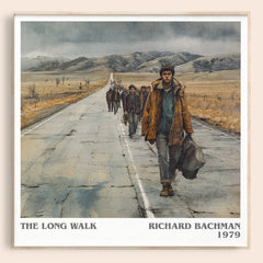 The Long Walk Literary Art Print by Richard Bachman