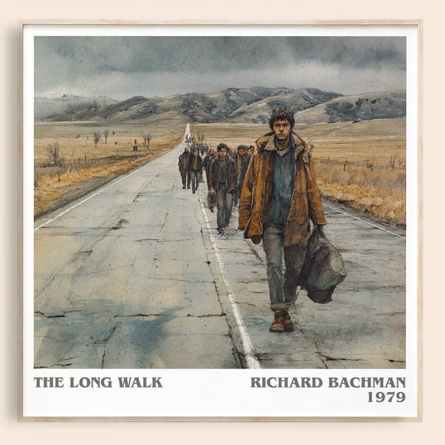 The Long Walk Literary Art Print by Richard Bachman
