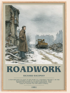Roadwork Bookish Wall Art by Richard Bachman