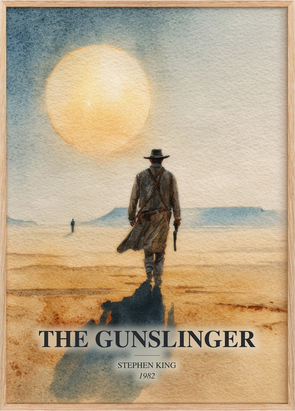 The Gunslinger Book Watercolour Illustration by Stephen King