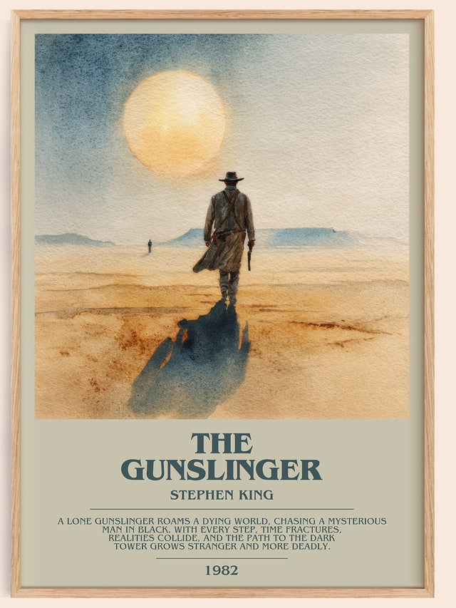 The Gunslinger Bookish Wall Art by Stephen King