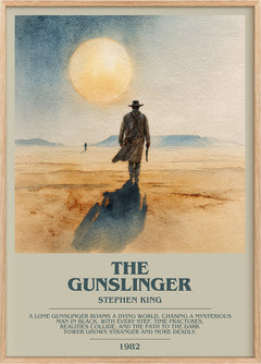 The Gunslinger Bookish Wall Art by Stephen King