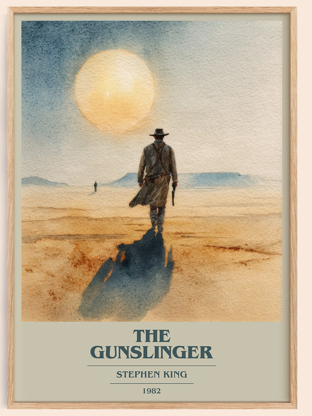 The Gunslinger Book Cover Poster by Stephen King