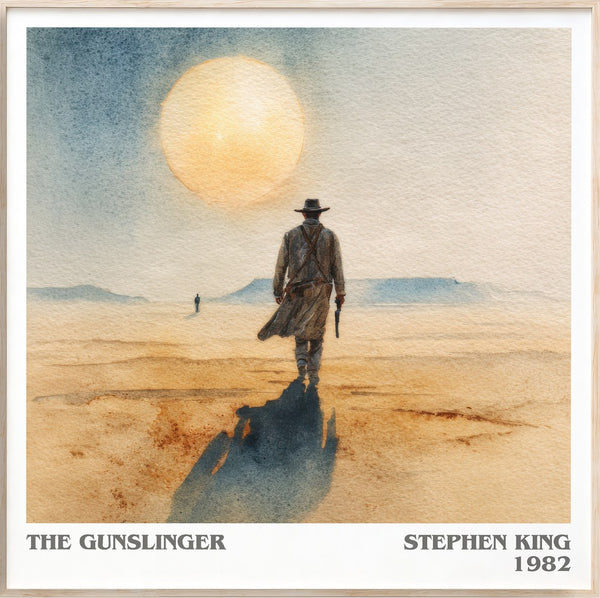 The Gunslinger Literary Art Print by Stephen King