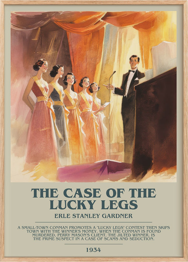 The Case of the Lucky Legs Bookish Wall Art by Erle Stanley Gardner