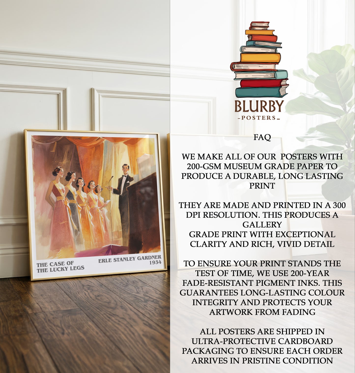 The Case of the Lucky Legs Literary Art Print by Erle Stanley Gardner