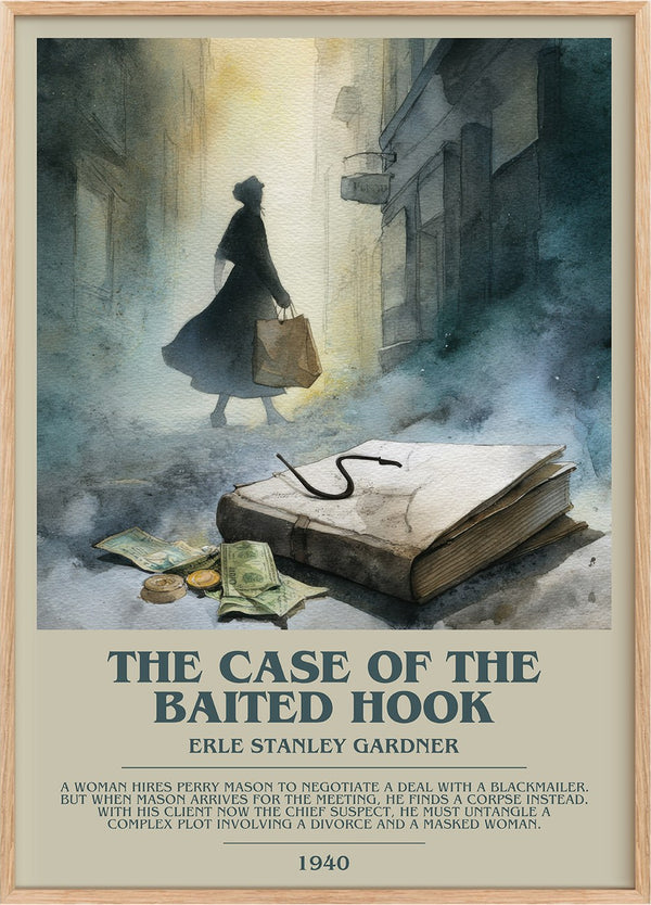 The Case of the Baited Hook Bookish Wall Art by Erle Stanley Gardner