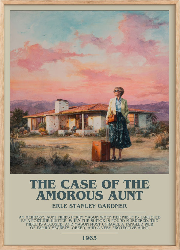 The Case of the Amorous Aunt Bookish Wall Art by Erle Stanley Gardner