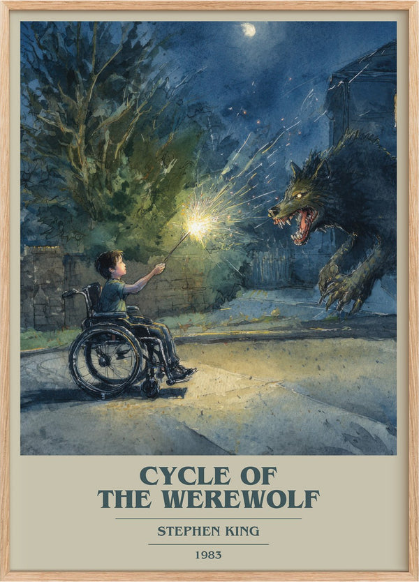 Cycle of the Werewolf Book Cover Poster by Stephen King