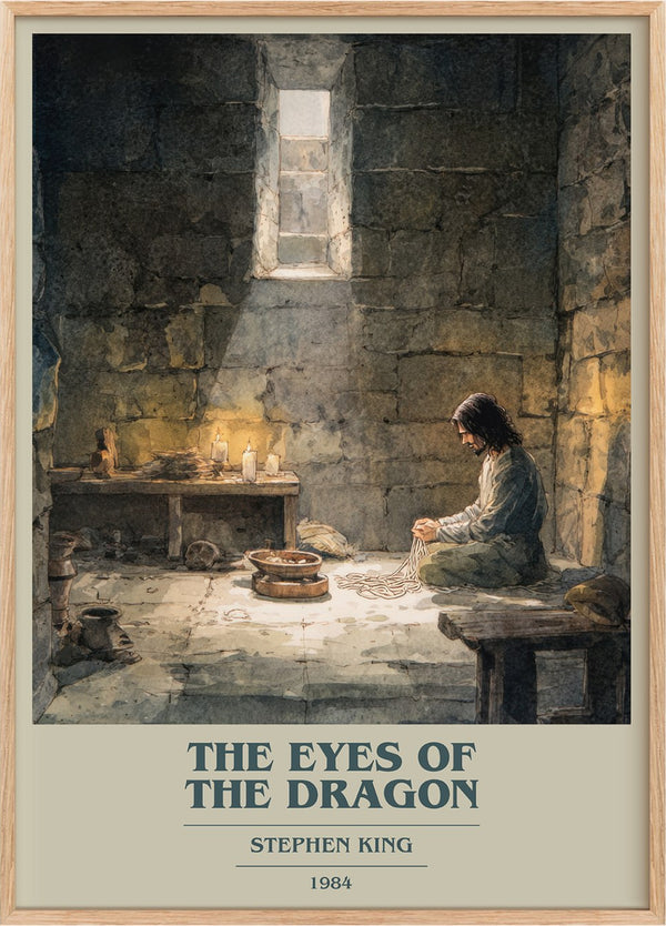 The Eyes Of The Dragon Book Cover Poster by Stephen King