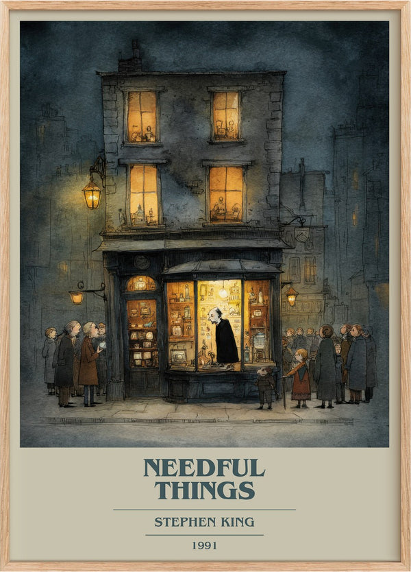 Needful Things Book Cover Poster by Stephen King