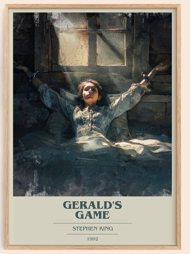 Gerald's Game Book Cover Poster by Stephen King