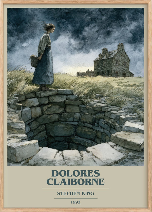 Dolores Claiborne Book Cover Poster by Stephen King