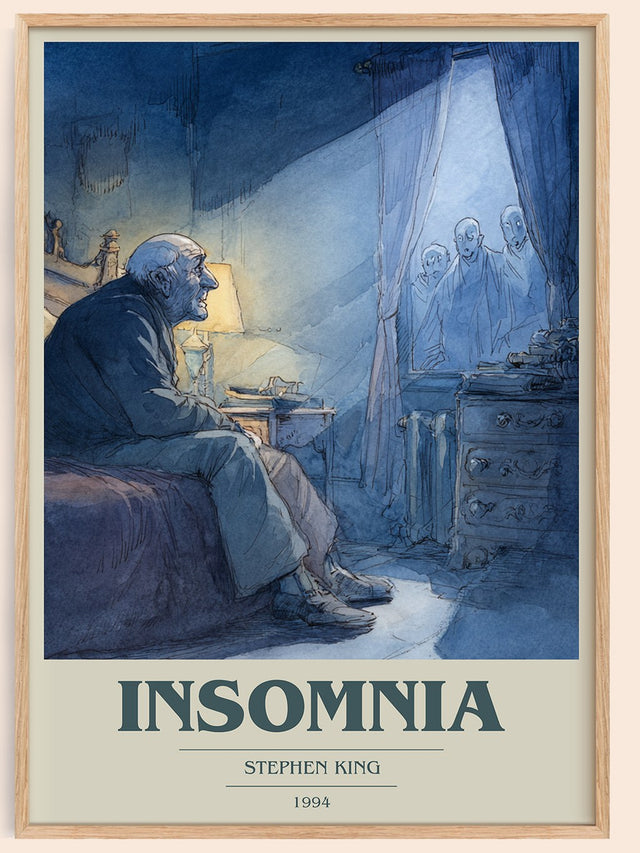 Insomnia Book Cover Poster by Stephen King