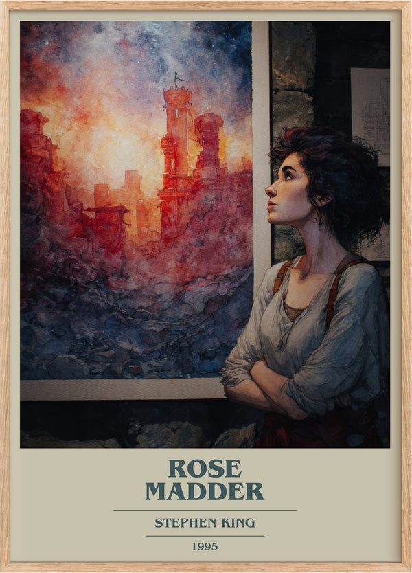 Rose Madder Book Cover Poster by Stephen King