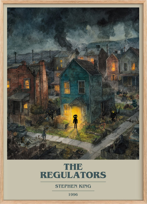 The Regulators Book Cover Poster by Stephen King