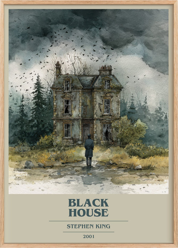 Black House Book Cover Poster by Stephen King