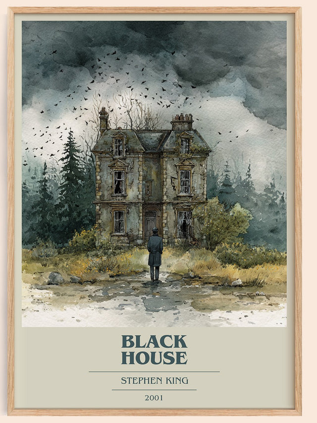 Black House Book Cover Poster by Stephen King