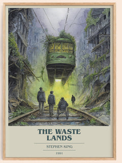 The waste lands Book Cover Poster by Stephen King